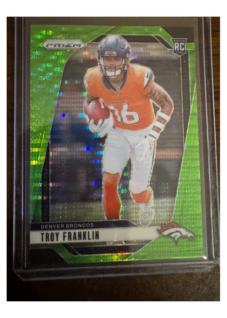 2024 Panini Prizm Base Set Troy Franklin #393 card