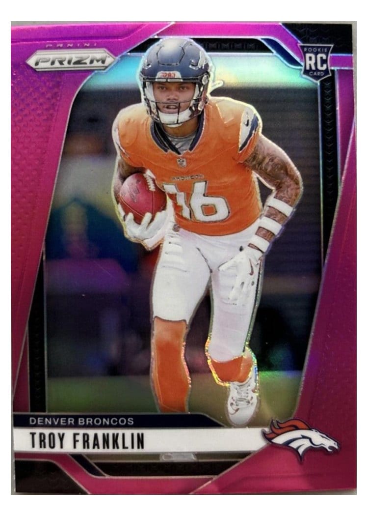 2024 Panini Prizm Base Set Troy Franklin #393 card