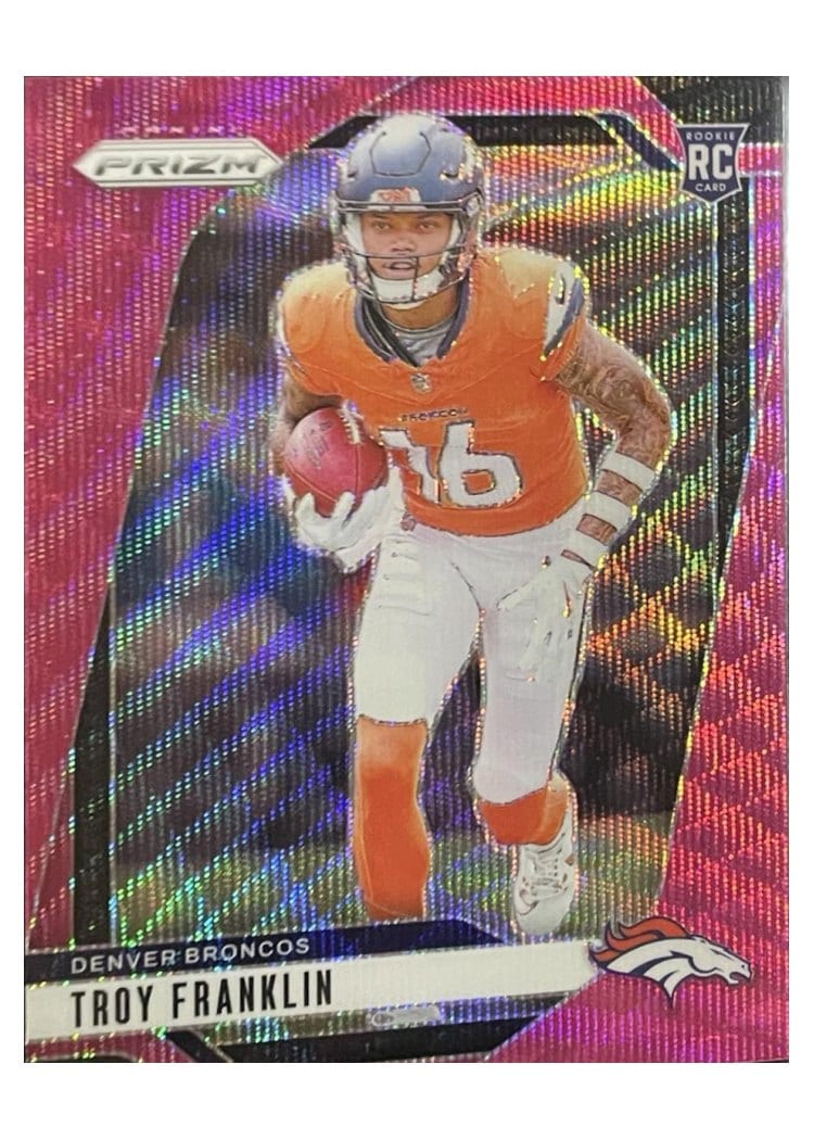 2024 Panini Prizm Base Set Troy Franklin #393 card