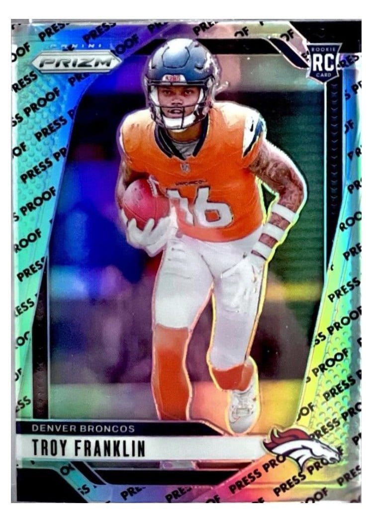 2024 Panini Prizm Base Set Troy Franklin #393 card
