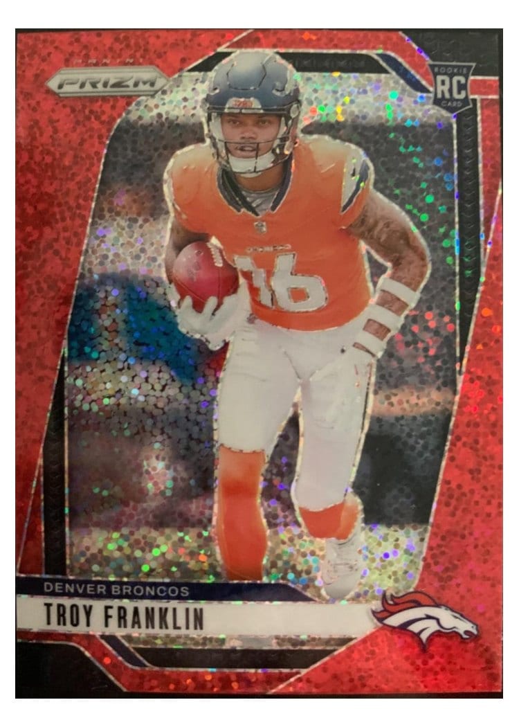 2024 Panini Prizm Base Set Troy Franklin #393 card