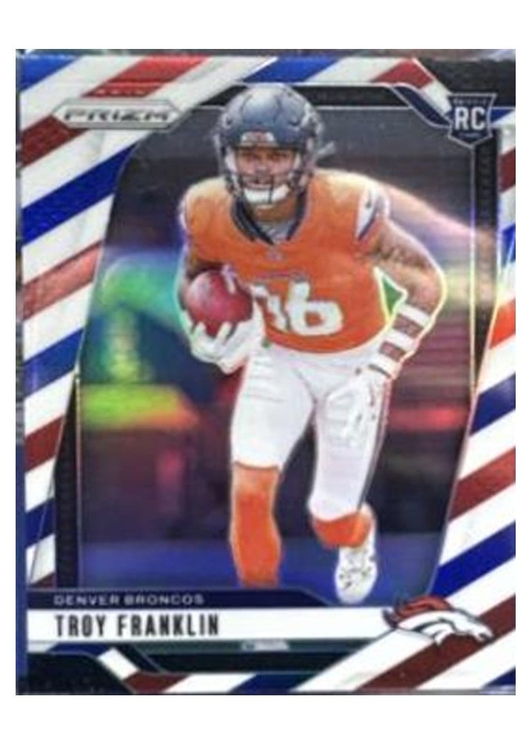 2024 Panini Prizm Base Set Troy Franklin #393 card