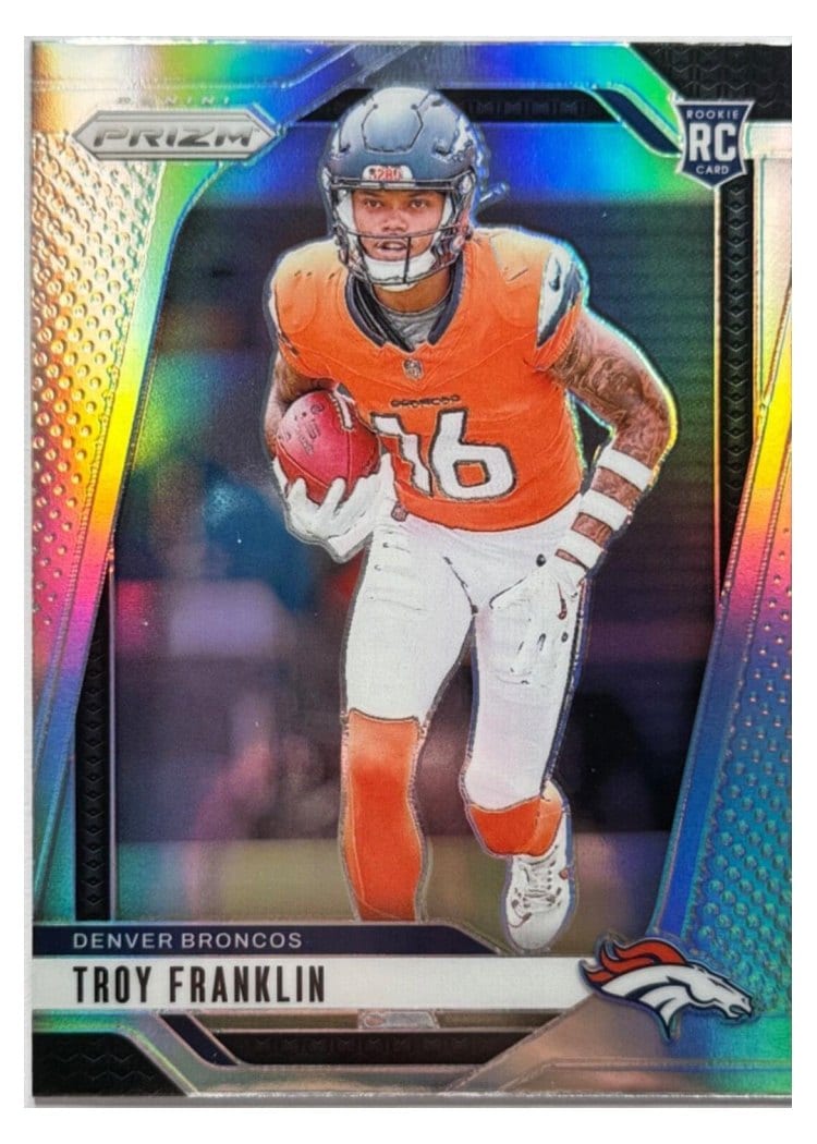 2024 Panini Prizm Base Set Troy Franklin #393 card