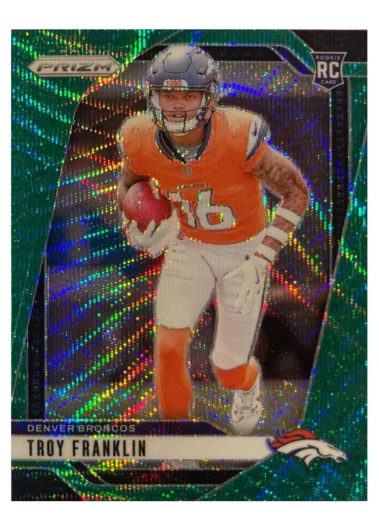 2024 Panini Prizm Base Set Troy Franklin #393 card