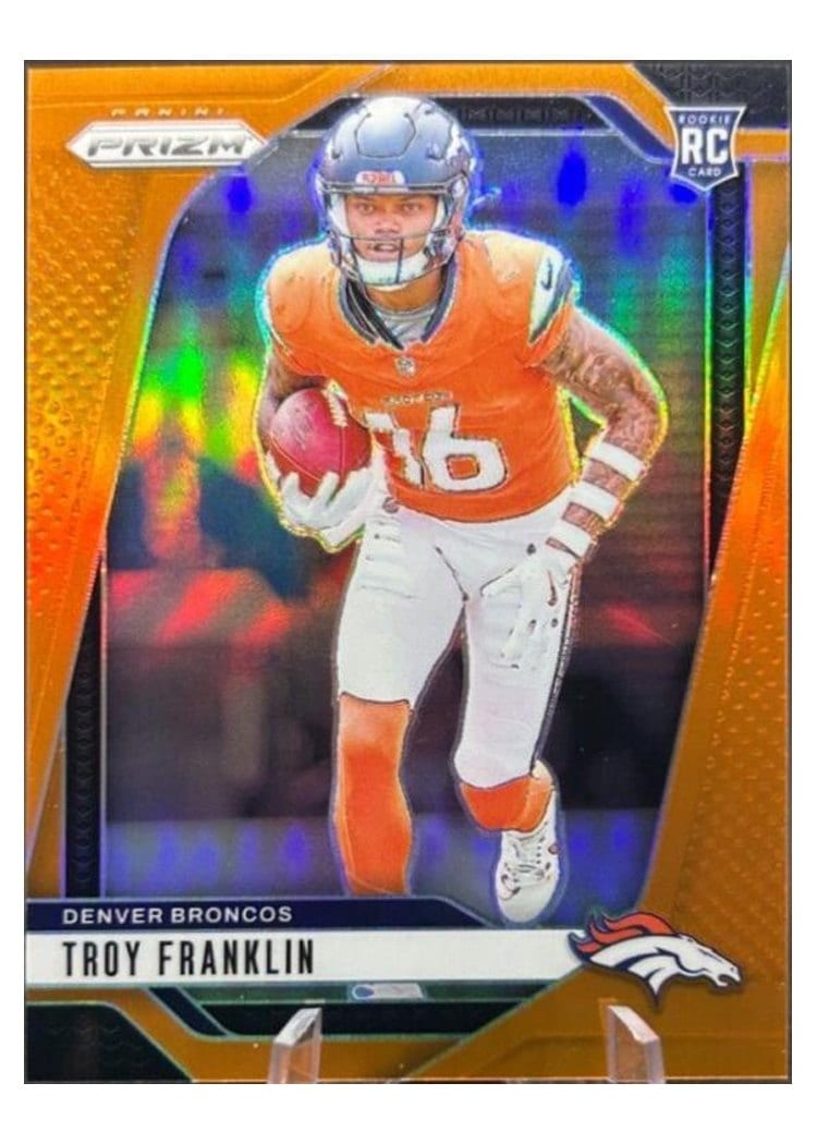 2024 Panini Prizm Base Set Troy Franklin #393 card