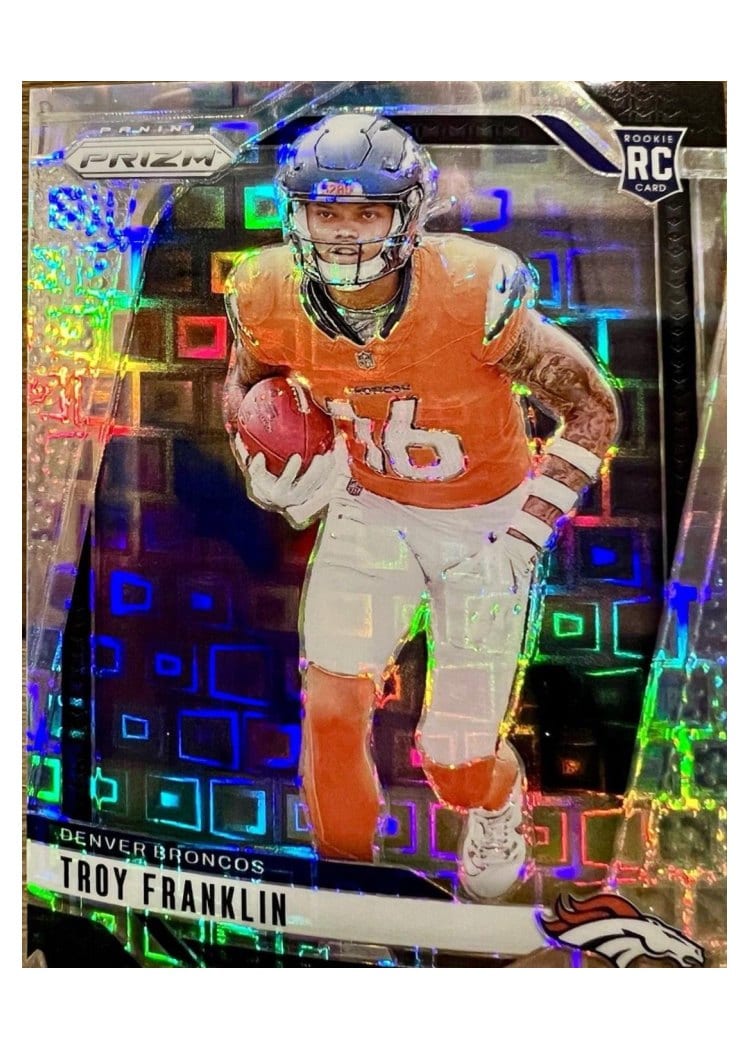 2024 Panini Prizm Base Set Troy Franklin #393 card