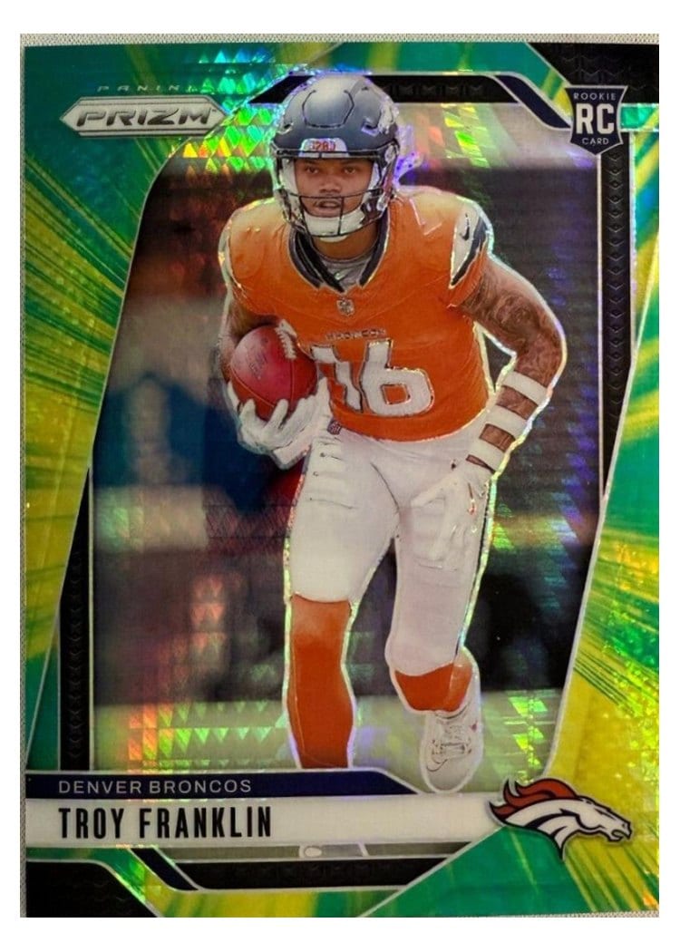 2024 Panini Prizm Base Set Troy Franklin #393 card