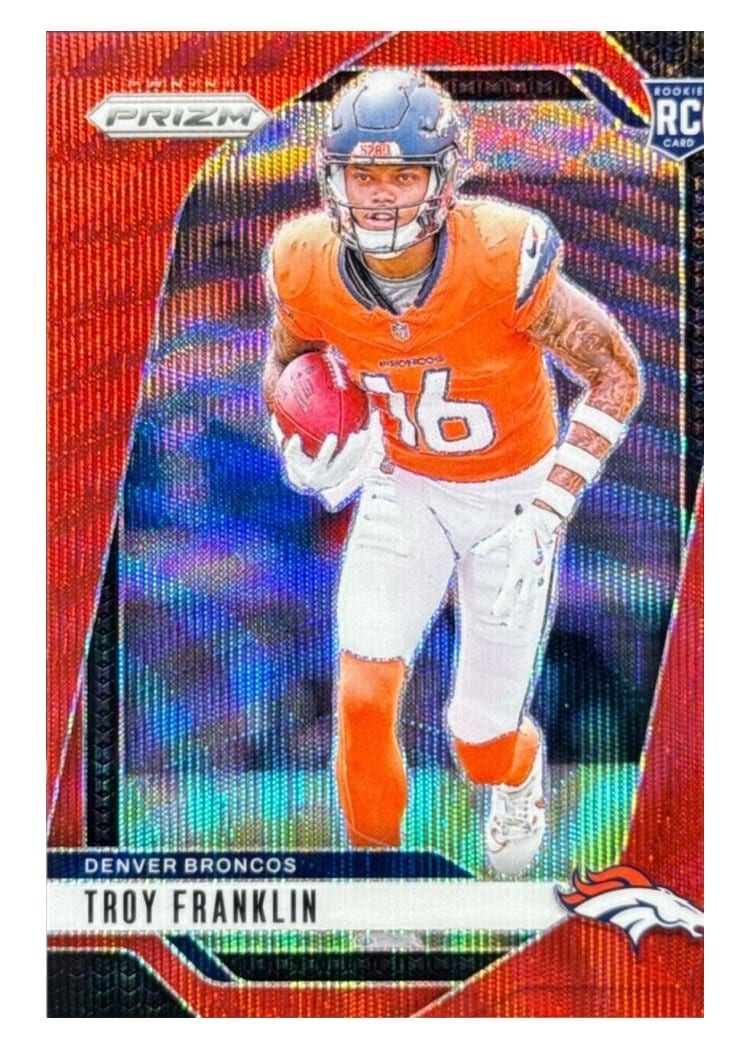 2024 Panini Prizm Base Set Troy Franklin #393 card