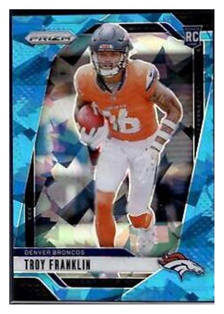 2024 Panini Prizm Base Set Troy Franklin #393 card