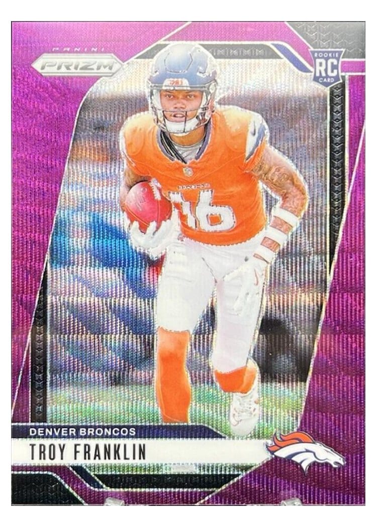 2024 Panini Prizm Base Set Troy Franklin #393 card