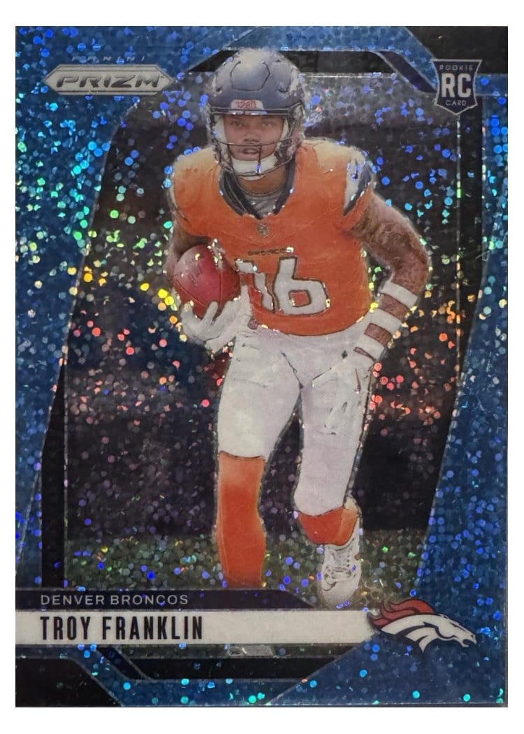 2024 Panini Prizm Base Set Troy Franklin #393 card