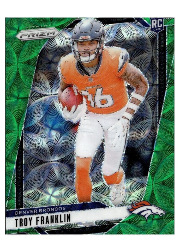 2024 Panini Prizm Base Set Troy Franklin #393 card