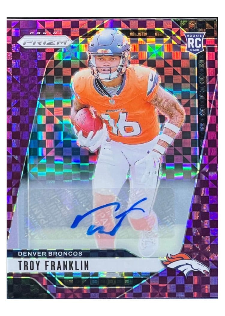2024 Panini Prizm Base Set Troy Franklin #393 card