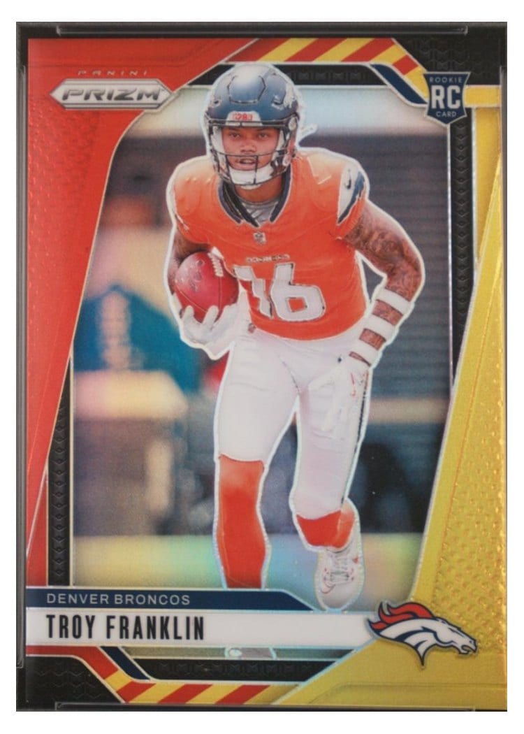 2024 Panini Prizm Base Set Troy Franklin #393 card