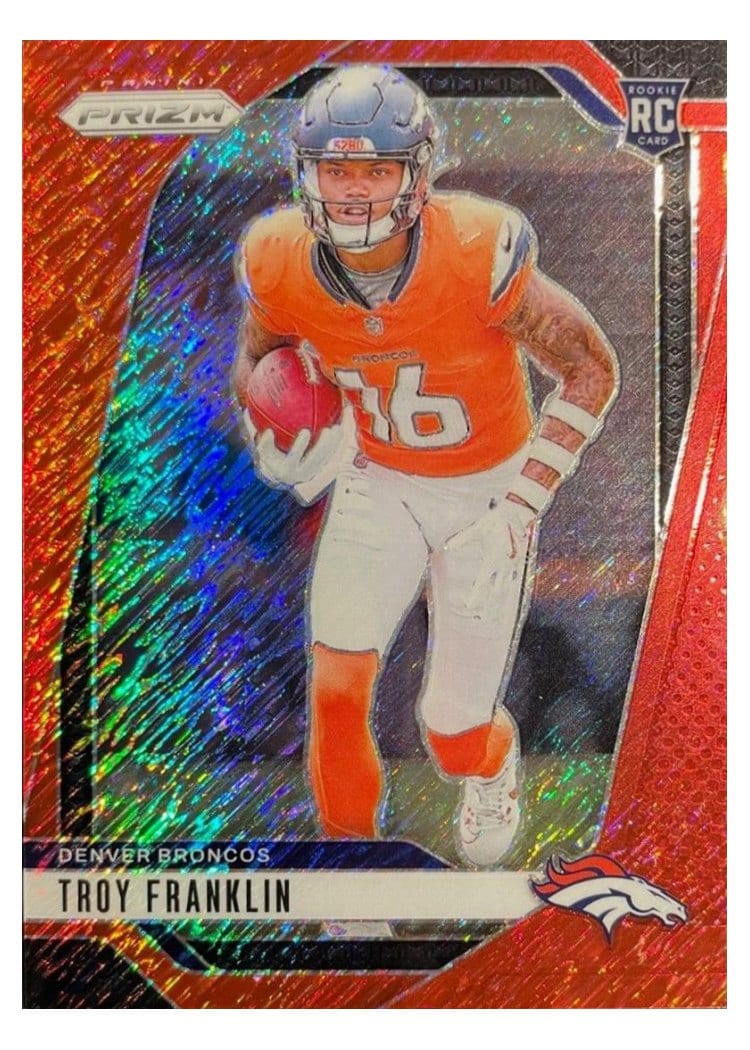 2024 Panini Prizm Base Set Troy Franklin #393 card