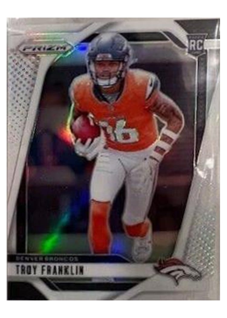 2024 Panini Prizm Base Set Troy Franklin #393 card