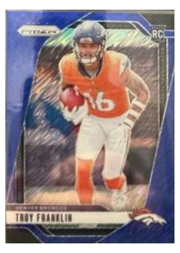 2024 Panini Prizm Base Set Troy Franklin #393 card
