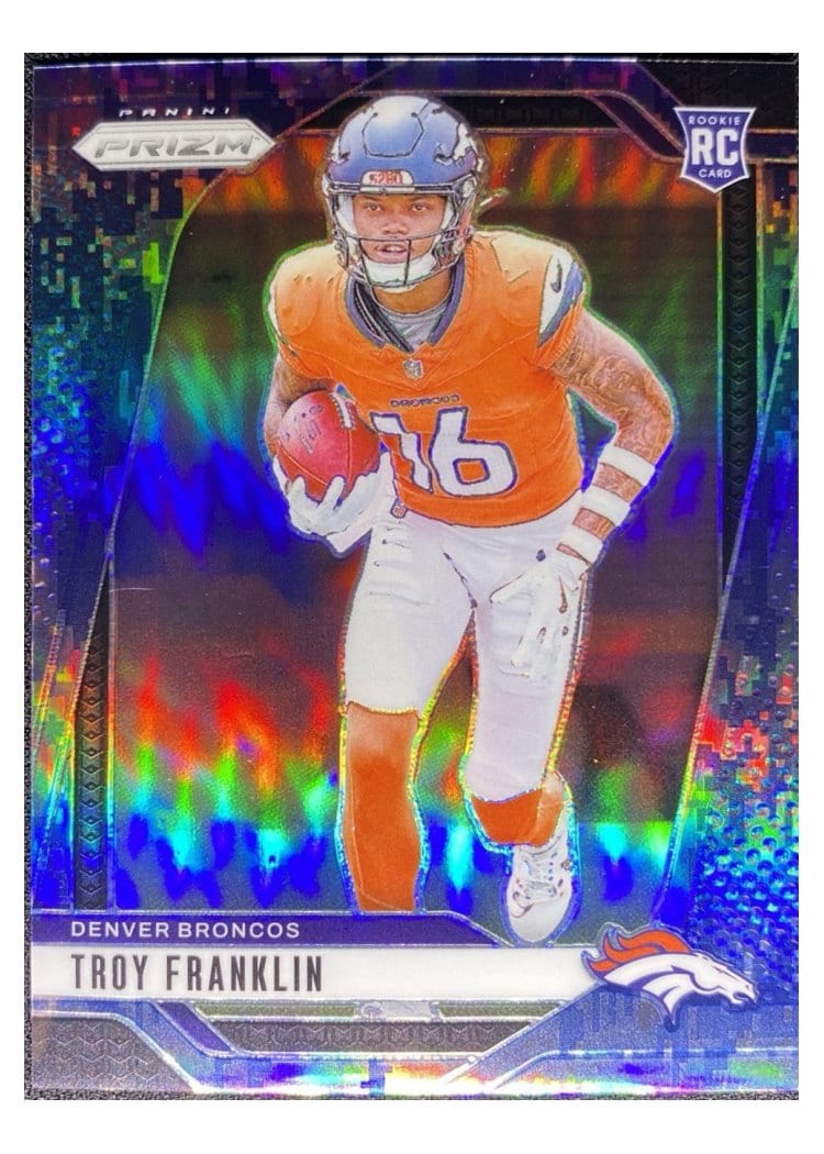2024 Panini Prizm Base Set Troy Franklin #393 card