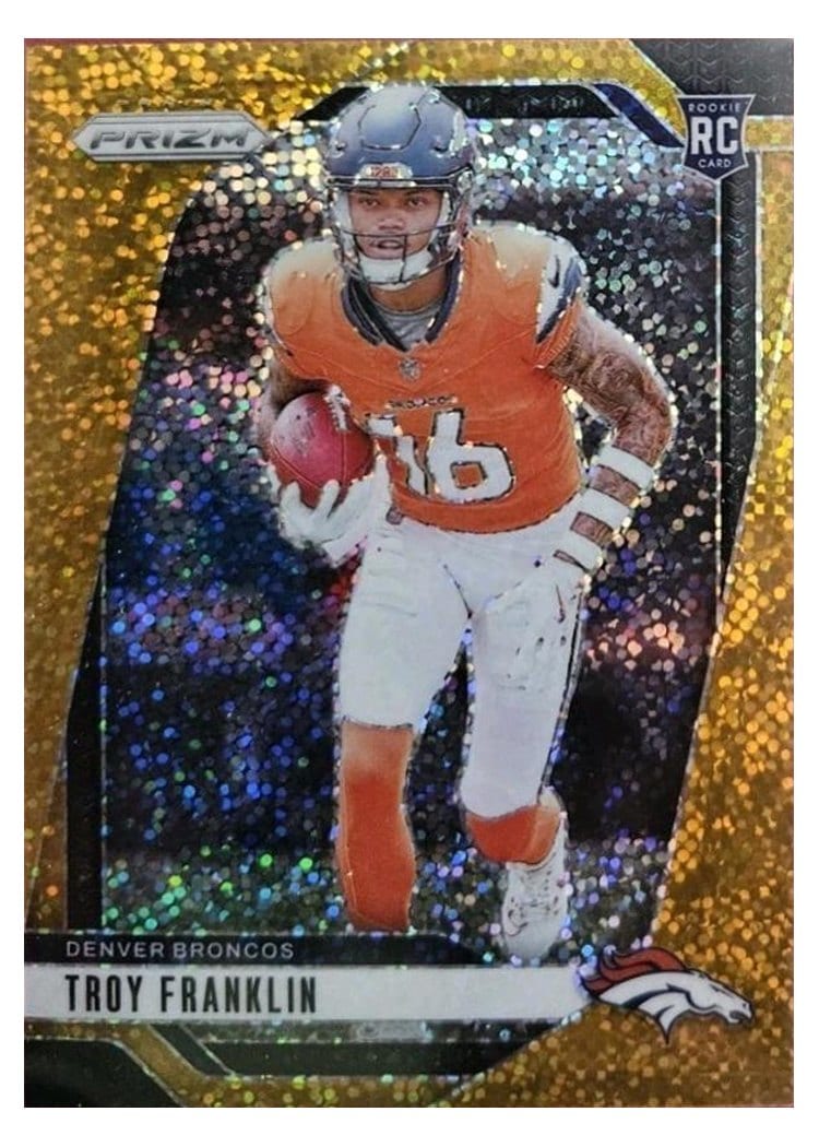 2024 Panini Prizm Base Set Troy Franklin #393 card