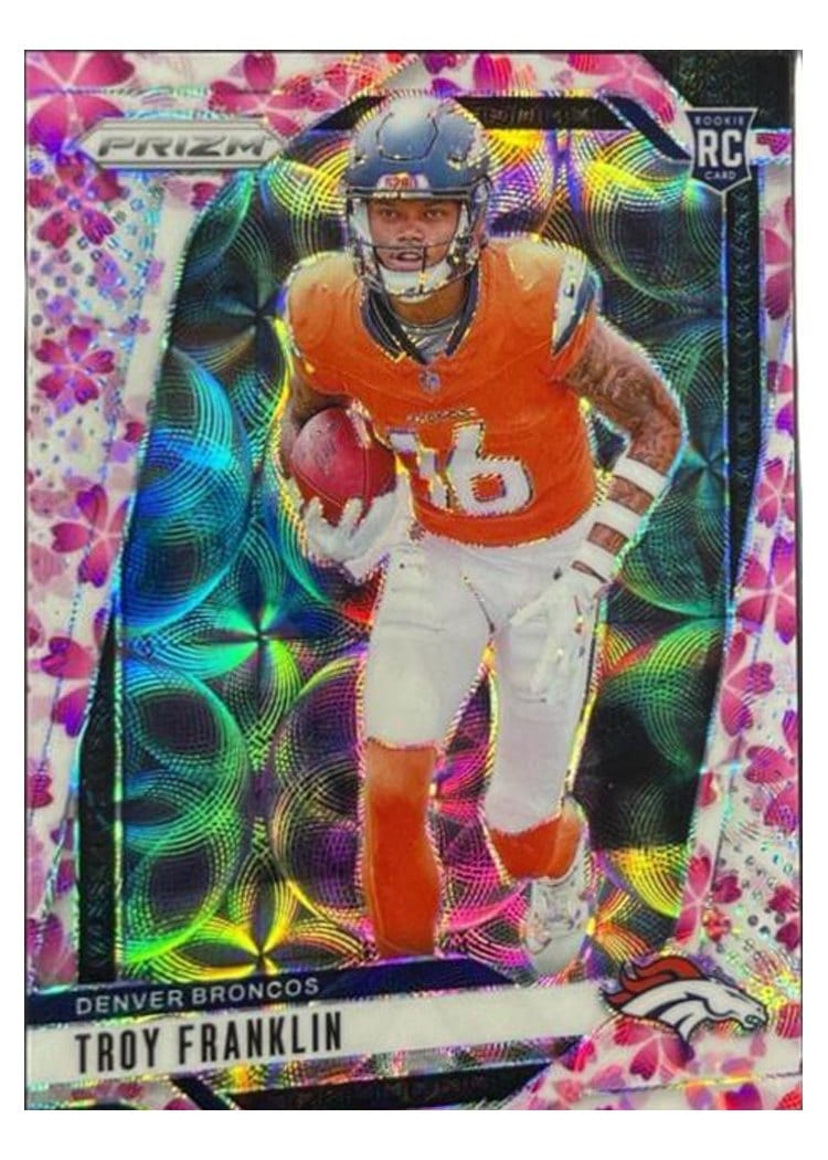 2024 Panini Prizm Base Set Troy Franklin #393 card