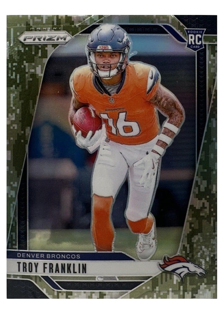 2024 Panini Prizm Base Set Troy Franklin #393 card