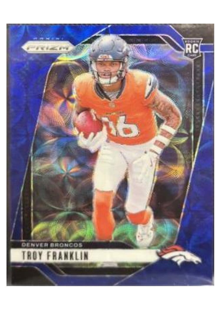 2024 Panini Prizm Base Set Troy Franklin #393 card