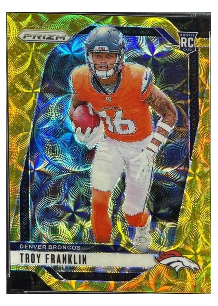 2024 Panini Prizm Base Set Troy Franklin #393 card