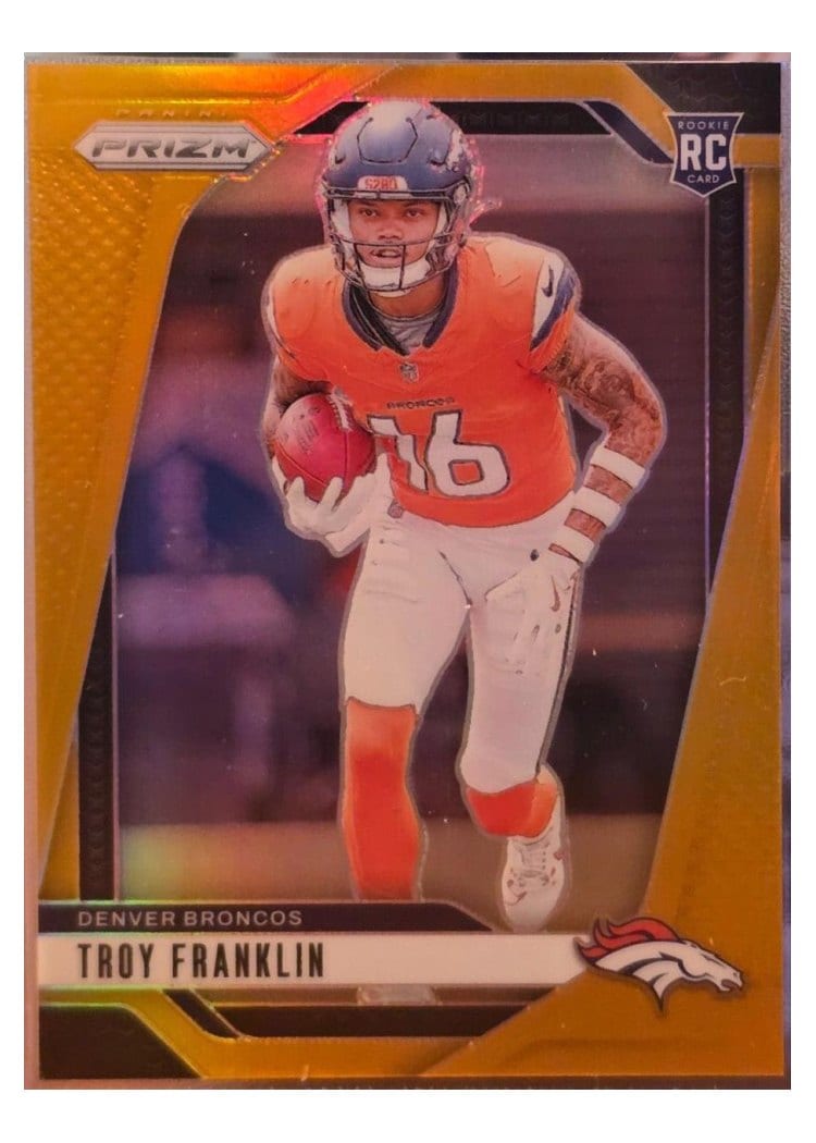 2024 Panini Prizm Base Set Troy Franklin #393 card
