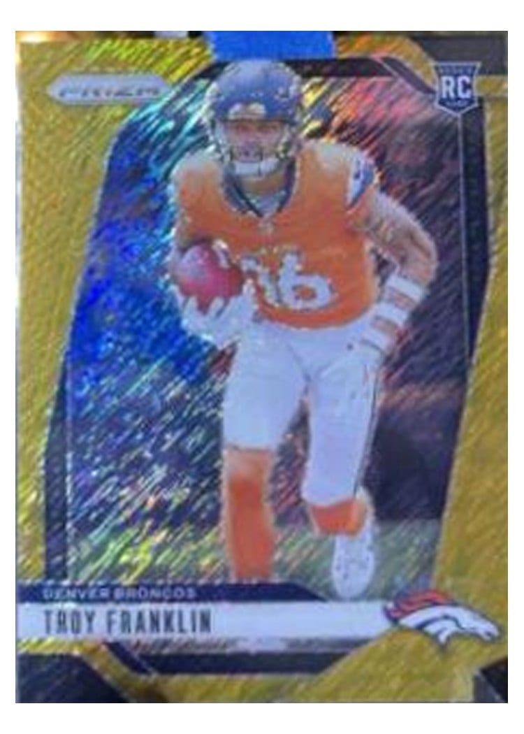 2024 Panini Prizm Base Set Troy Franklin #393 card