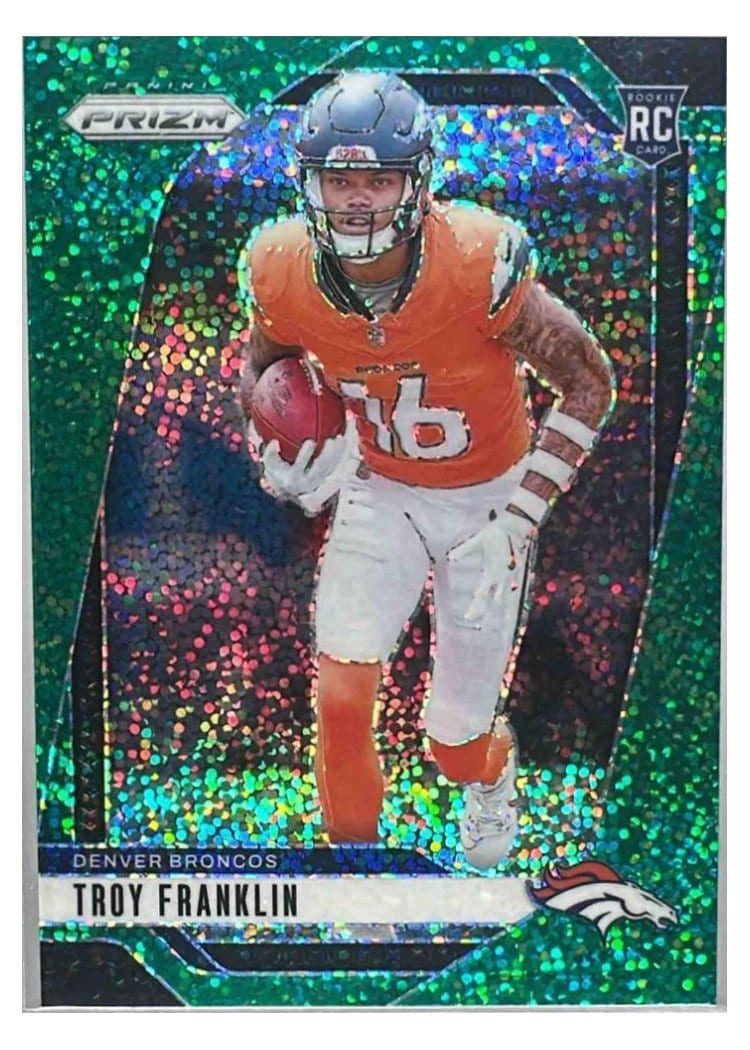 2024 Panini Prizm Base Set Troy Franklin #393 card