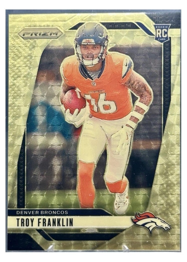 2024 Panini Prizm Base Set Troy Franklin #393 card