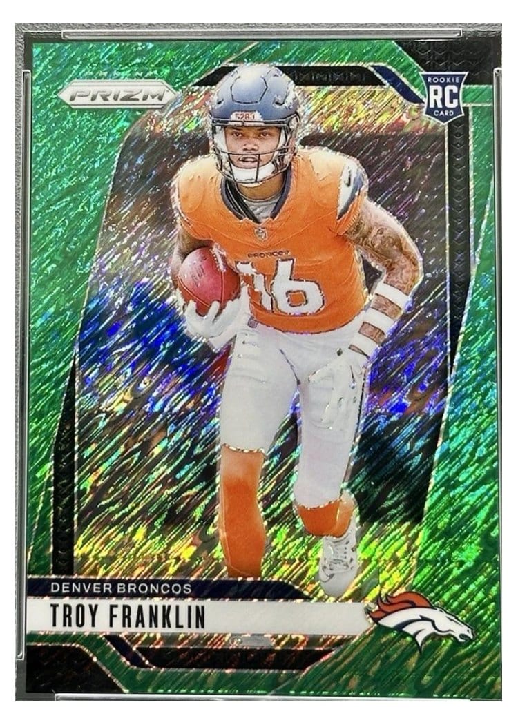 2024 Panini Prizm Base Set Troy Franklin #393 card