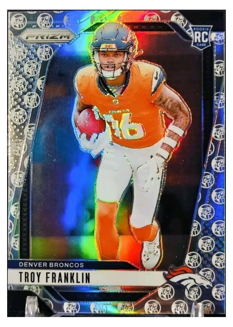 2024 Panini Prizm Base Set Troy Franklin #393 card
