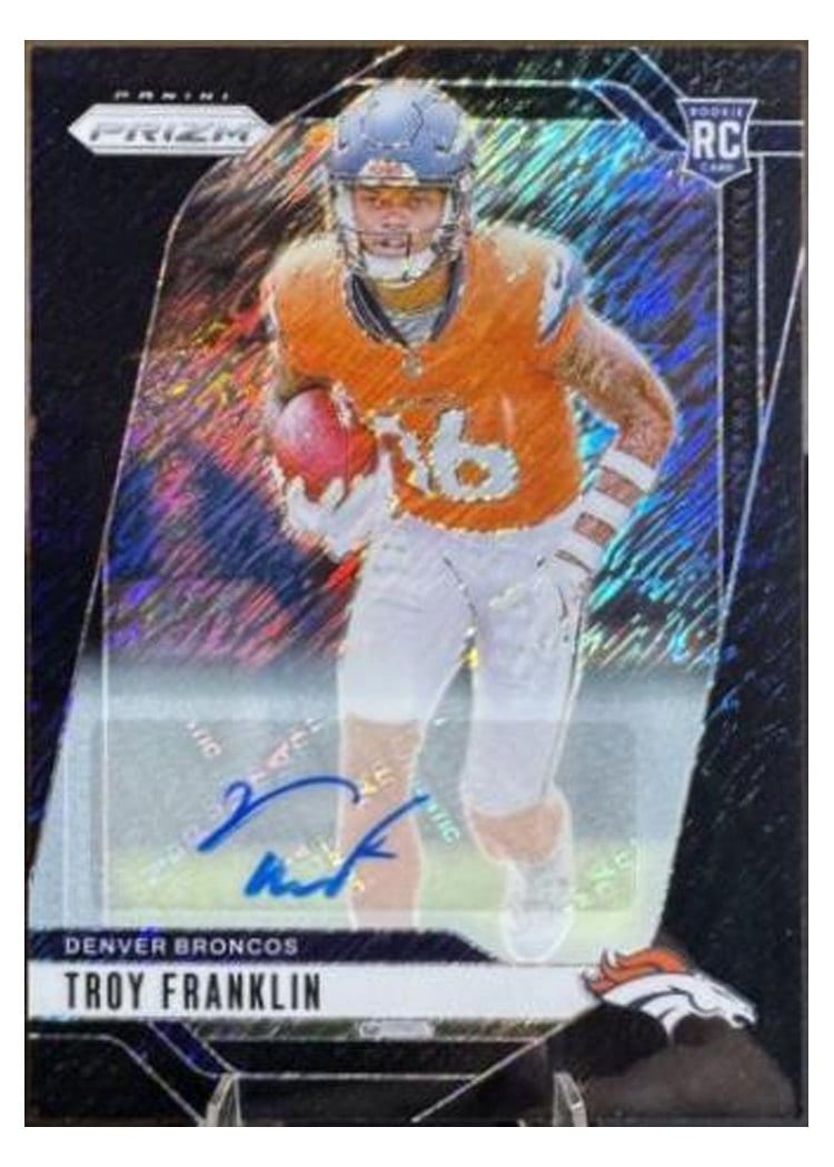 2024 Panini Prizm Base Set Troy Franklin #393 card