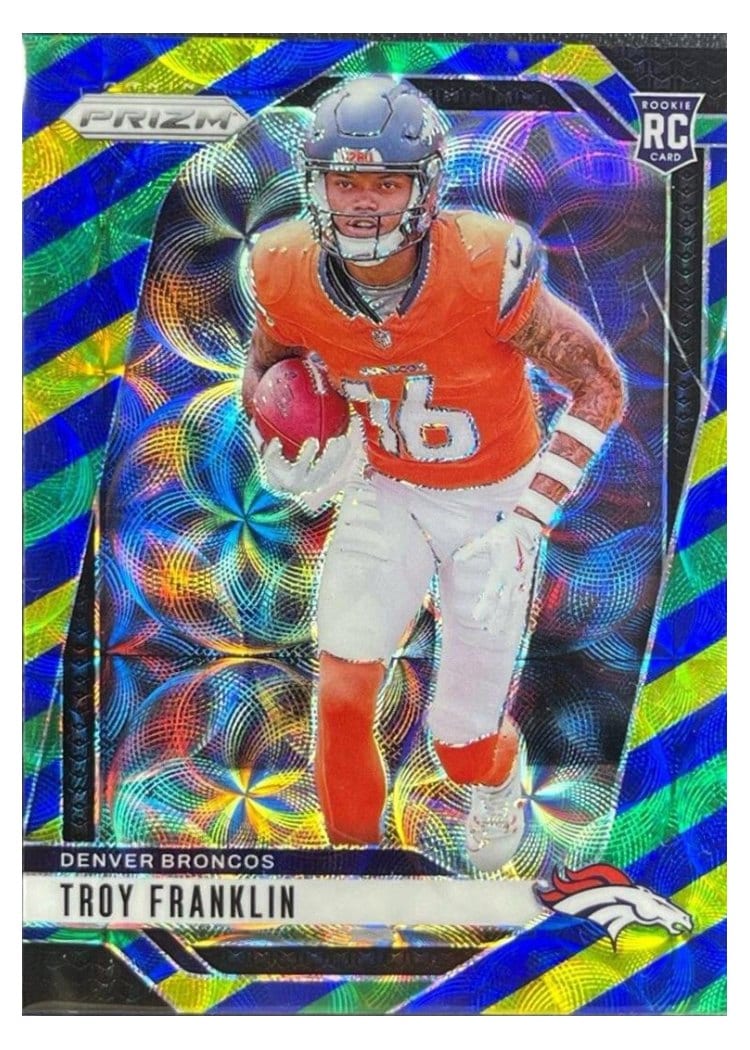 2024 Panini Prizm Base Set Troy Franklin #393 card