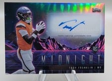2024 Topps Midnight Rookie Horizon Signatures Troy Franklin #RHS-TF card