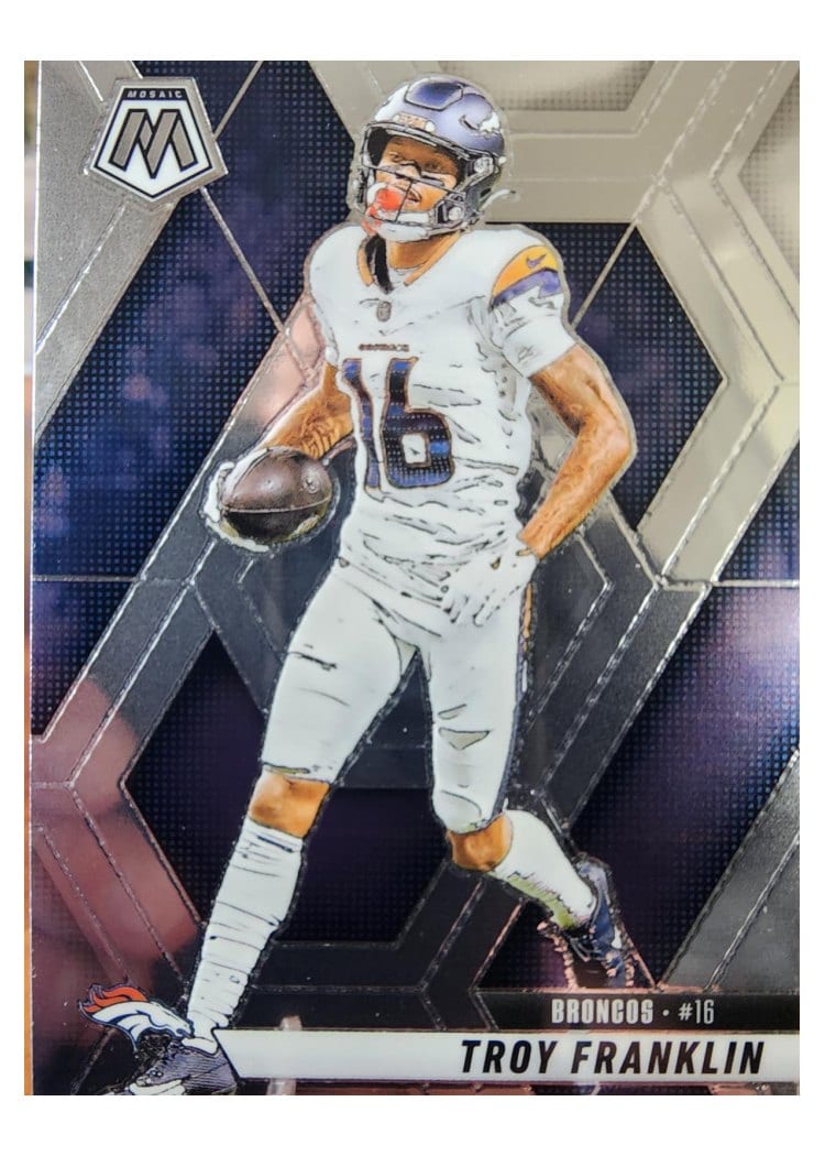 2025 Panini Mosaic Base Set Troy Franklin #16 card