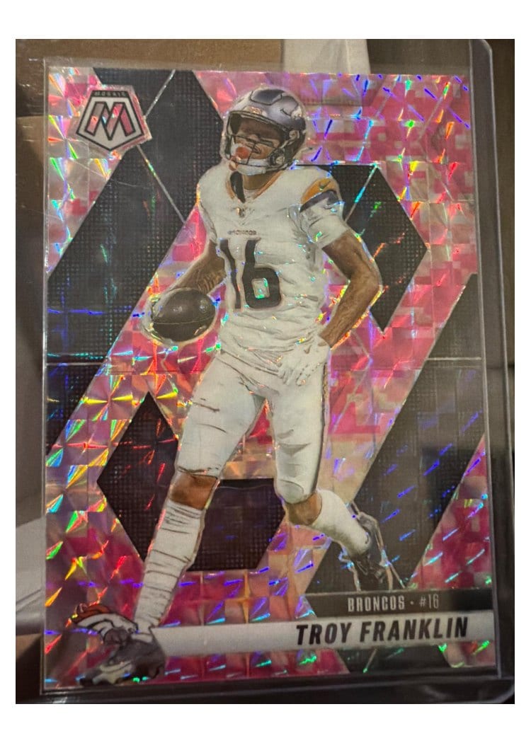 2025 Panini Mosaic Base Set Troy Franklin #16 card