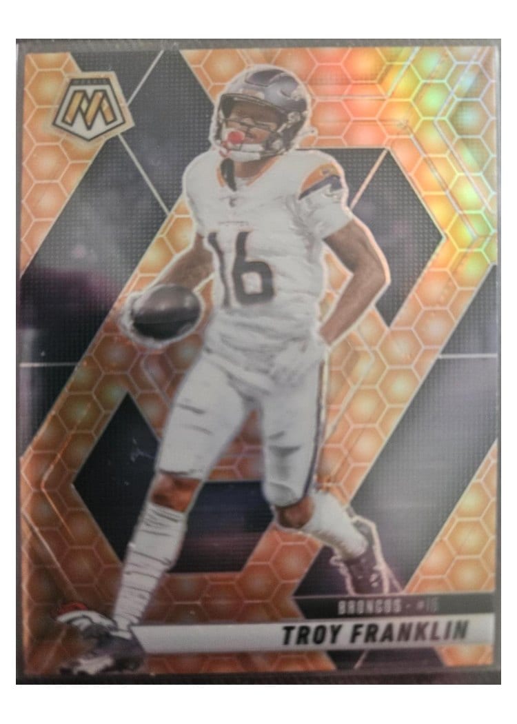 2025 Panini Mosaic Base Set Troy Franklin #16 card