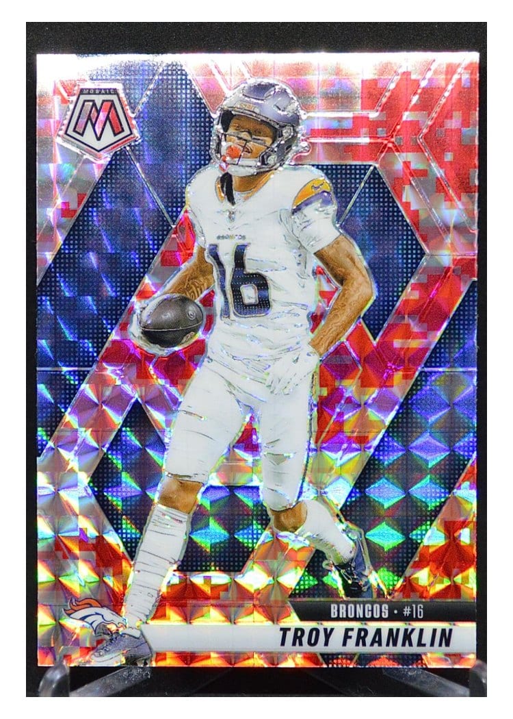 2025 Panini Mosaic Base Set Troy Franklin #16 card