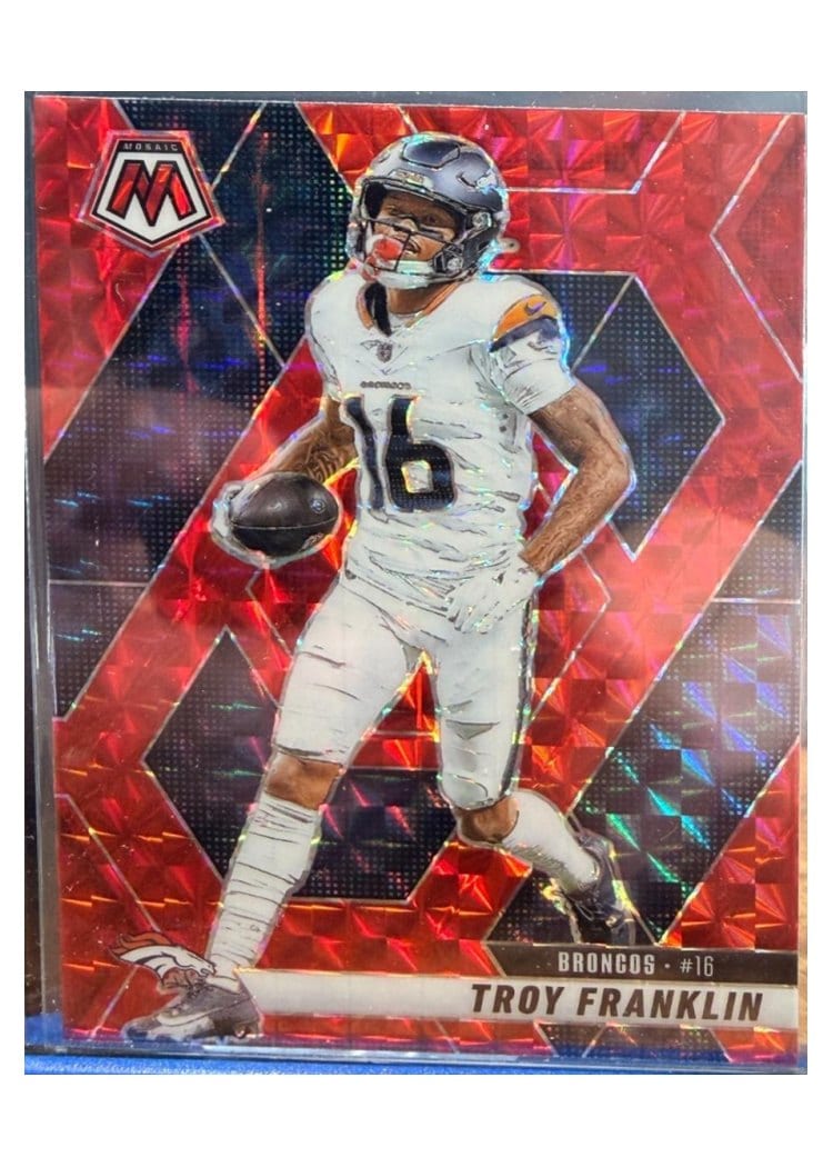 2025 Panini Mosaic Base Set Troy Franklin #16 card