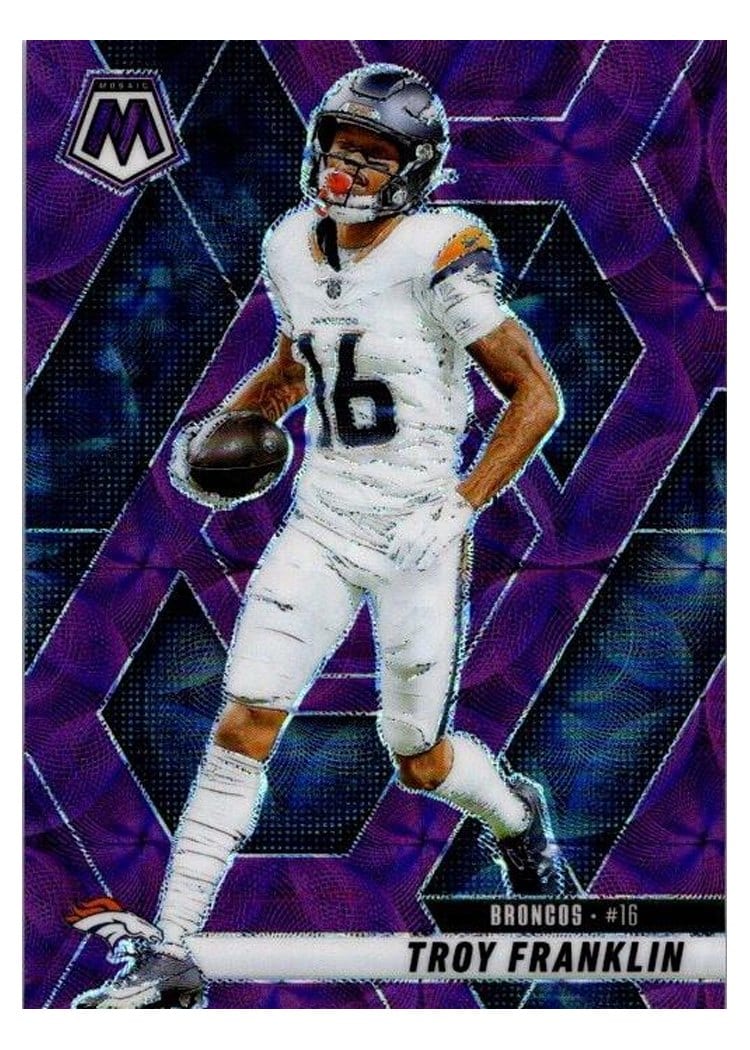 2025 Panini Mosaic Base Set Troy Franklin #16 card