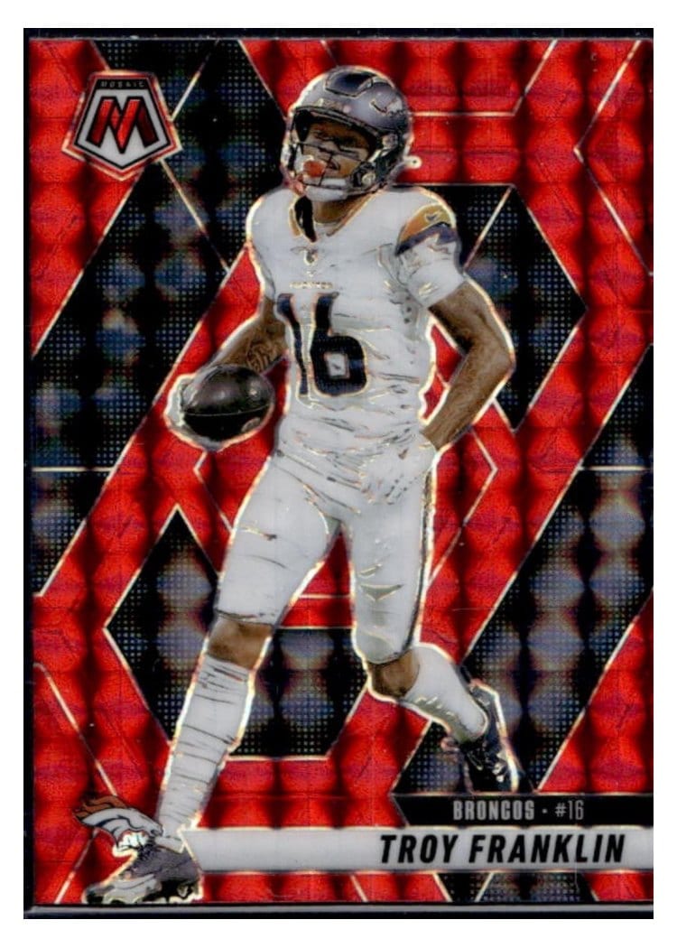 2025 Panini Mosaic Base Set Troy Franklin #16 card