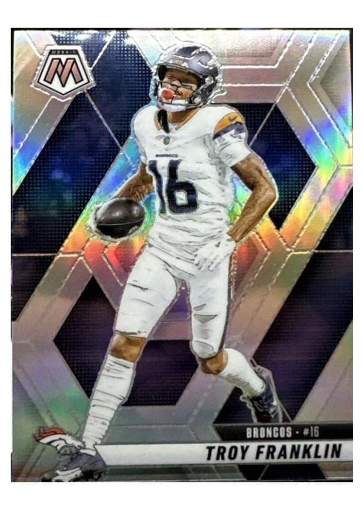 2025 Panini Mosaic Base Set Troy Franklin #16 card