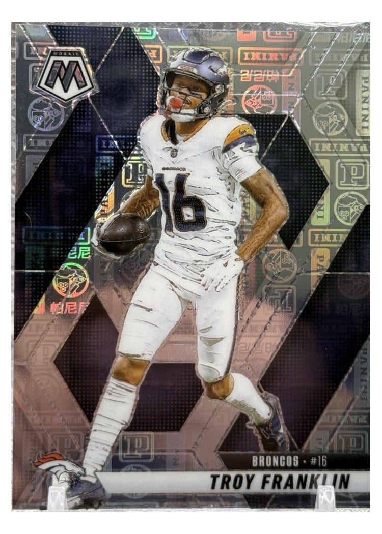 2025 Panini Mosaic Base Set Troy Franklin #16 card