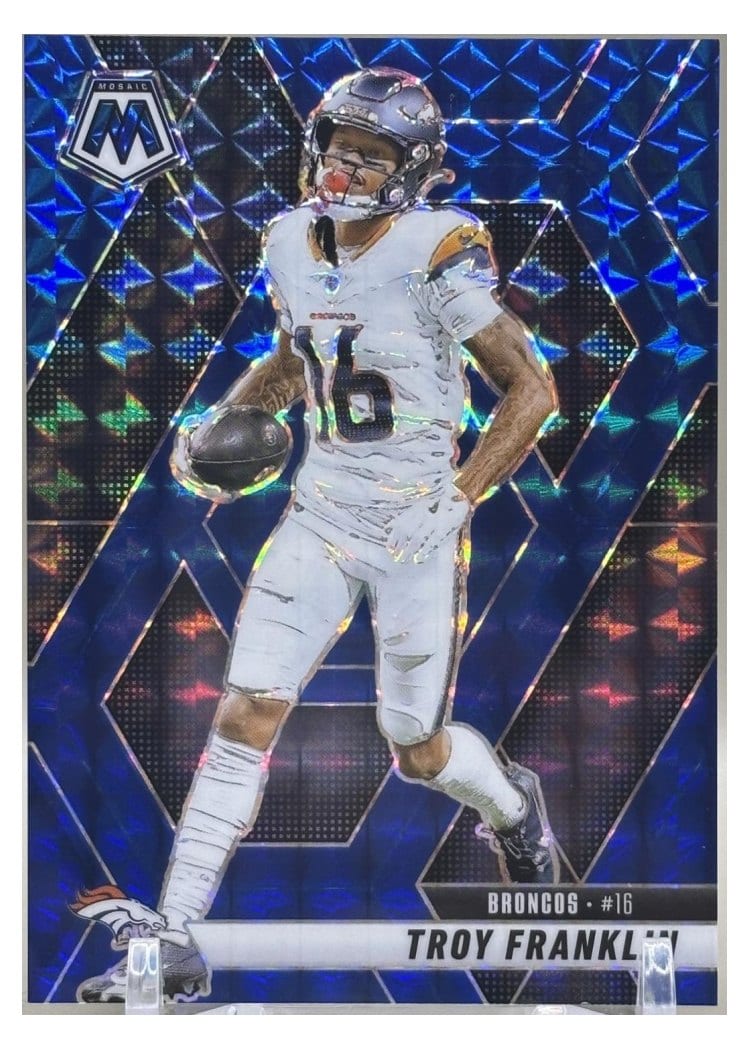 2025 Panini Mosaic Base Set Troy Franklin #16 card