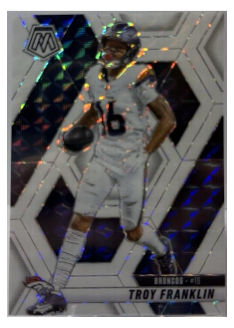 2025 Panini Mosaic Base Set Troy Franklin #16 card