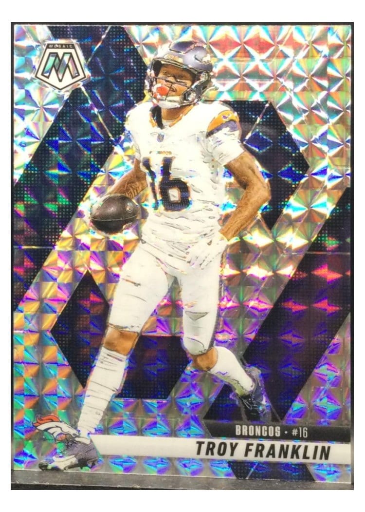 2025 Panini Mosaic Base Set Troy Franklin #16 card