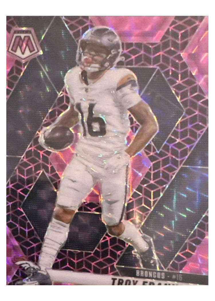 2025 Panini Mosaic Base Set Troy Franklin #16 card