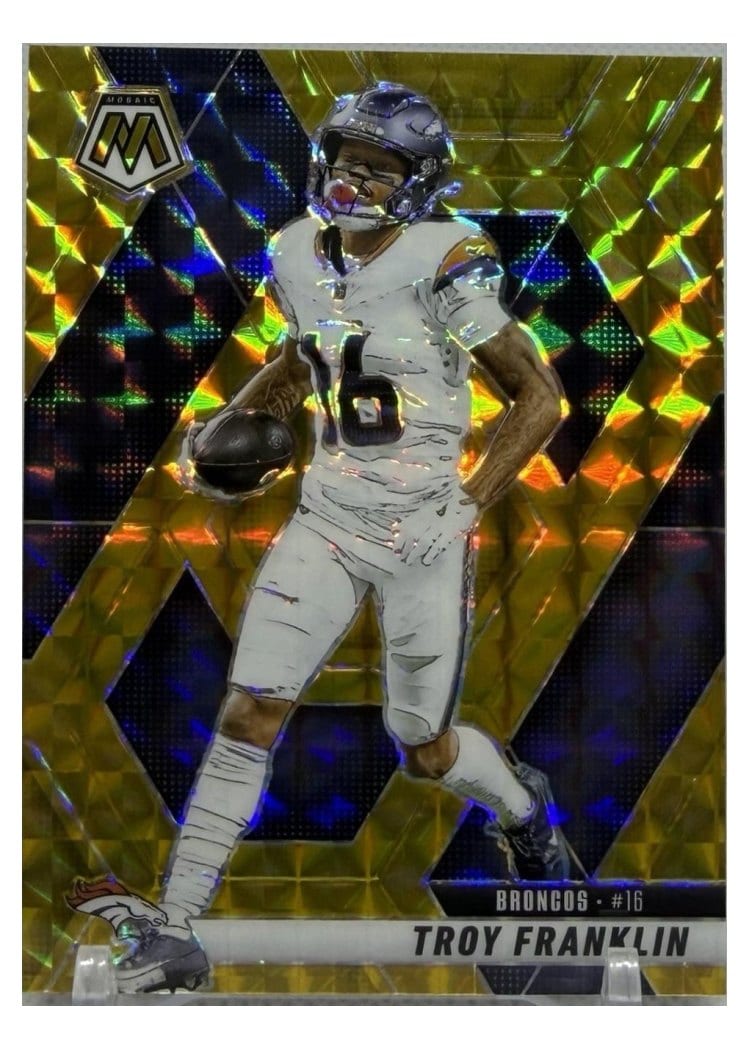 2025 Panini Mosaic Base Set Troy Franklin #16 card